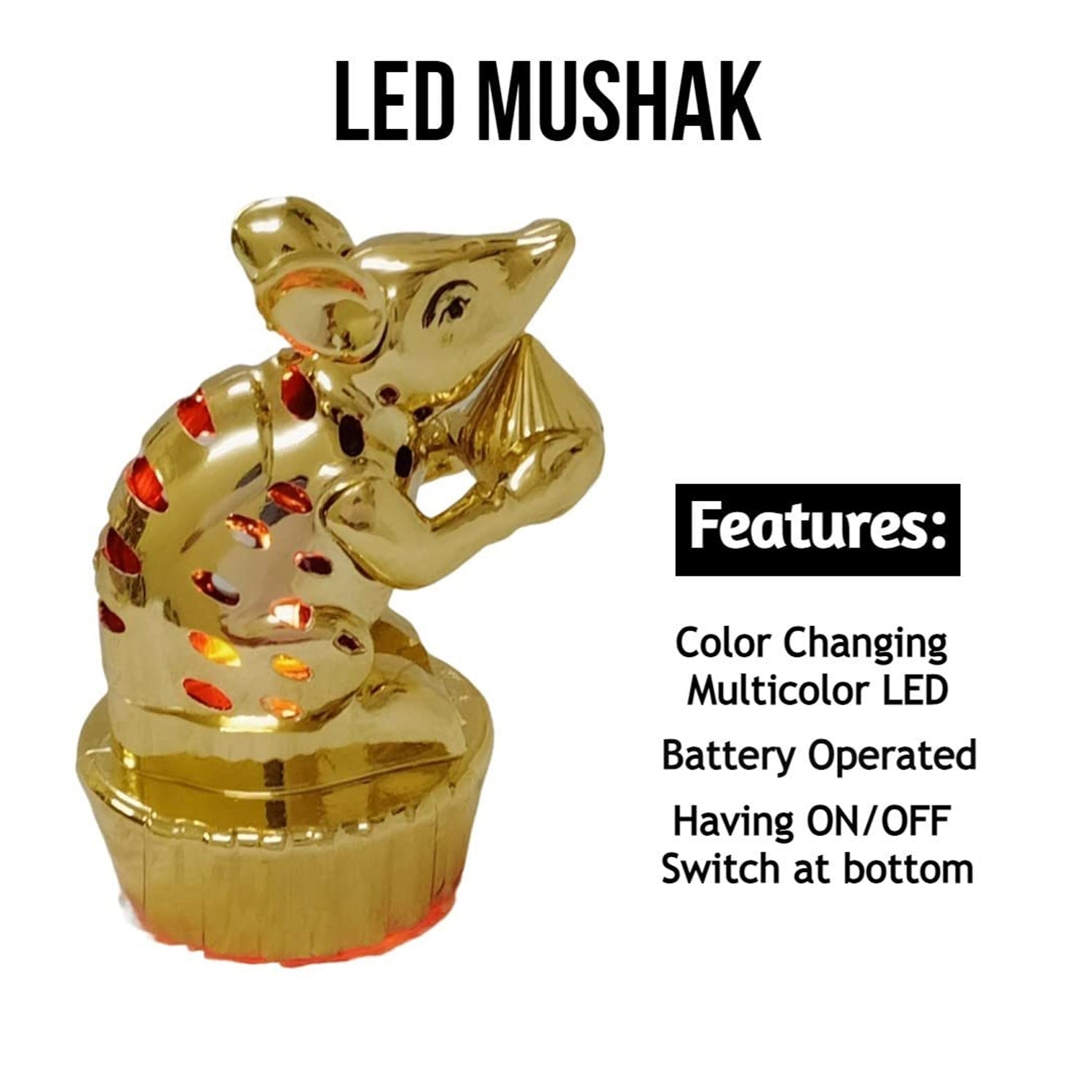 LED Mooshak for Ganpati Pandal Decorations LED Mooshak for Ganpati Pandal Decorations